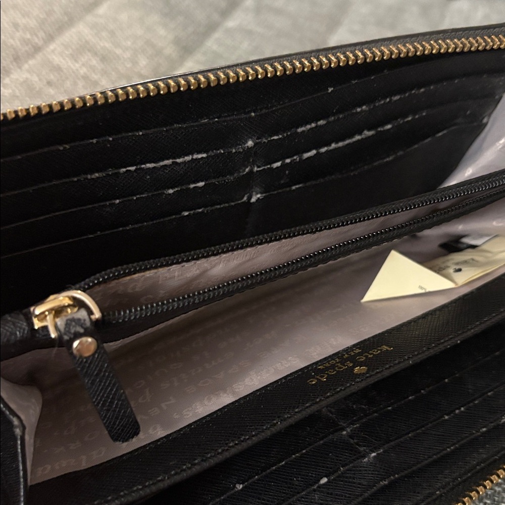 Kate Spade Black and White Polka Dot Wallet - Picture 6 of 11